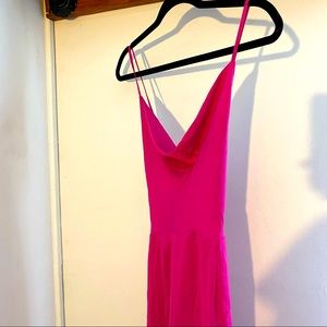 Forever 21 Satin Cross-back Maxi Dress